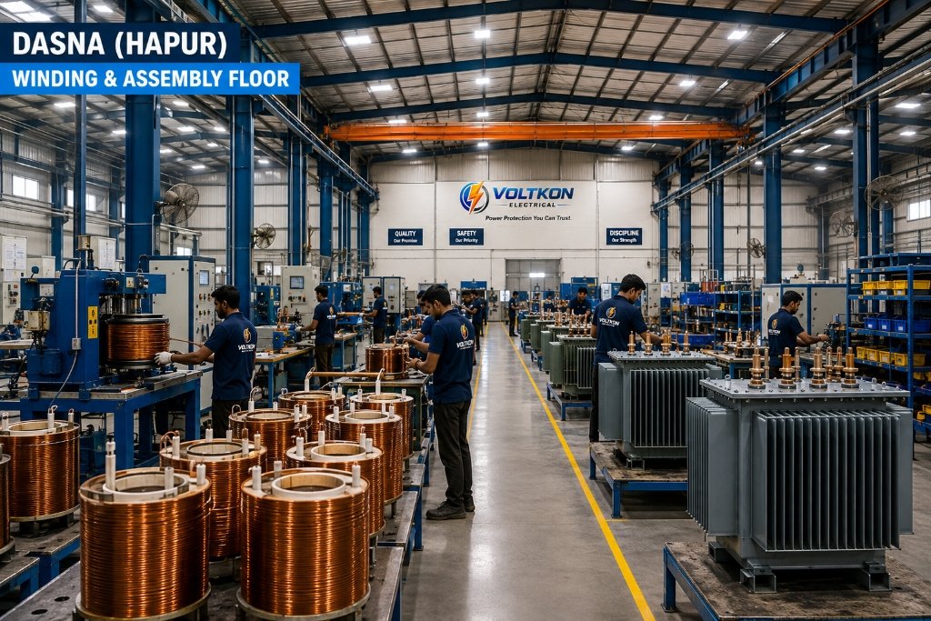 Voltkon Servo Stabilizer Assembly Floor